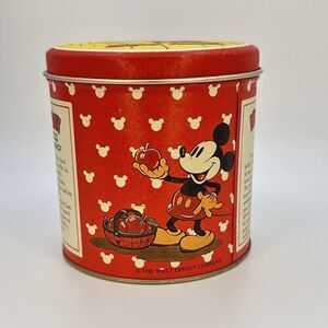 Disney's Mickey Mouse and His Horse Tanglefoot Small Tin Container Bristol Ware